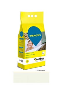 Weber Weber Cement Based Pre Mixed Tile Joint Grout Multi Colors BONE WHITE  - Image 1