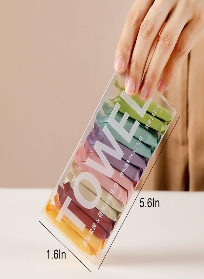 WUWEOT 140 Pack Compressed Towels Tablets, Disposable Face Compressed Towels, 11x9.5 Inches Soft Wipe Face Washcloths, Portable Coin Tissue for Outdoor Travel Camping Hiking Sport Hotel Beauty Salon - Image 2