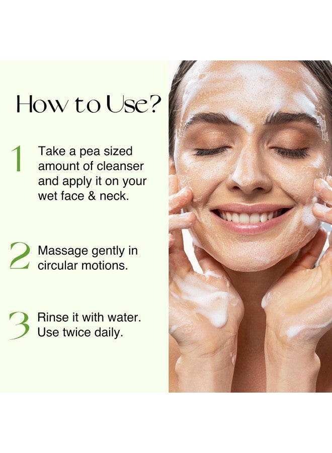 نوريش مانترا غسول الوجه نوريش مانترا بالشاي الأخضر تاتفا | بالشاي الأخضر ومسحوق الجوز والنياسيناميد | لجميع أنواع البشرة | مقشر ومنظف للوجه 2 في 1 | خالٍ من البارابين وكبريتات لوريل الصوديوم - 100 مل - Image 5