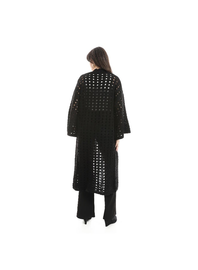 Coctail cardigan-17495-black - Image 4