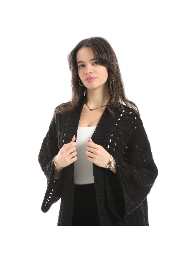 Coctail cardigan-17495-black - Image 5