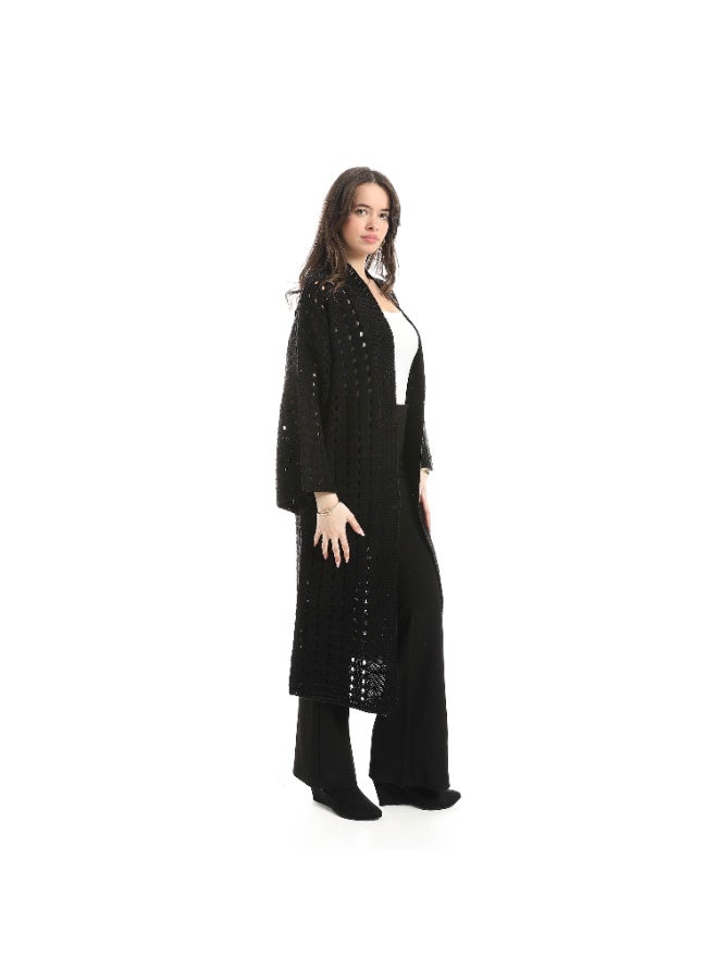 Coctail cardigan-17495-black - Image 3