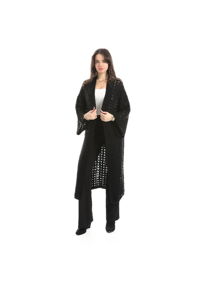 Coctail cardigan-17495-black - Image 1