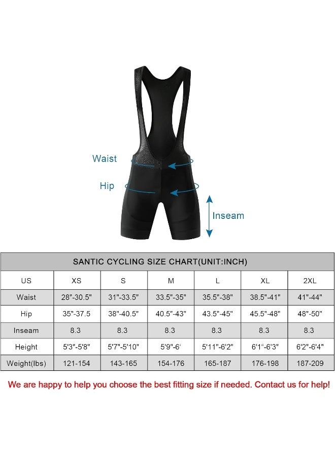 Santic Cycling Bib Shorts Bib Pants Bike Shorts Men Cycle Pants Cycling Pants - Image 3