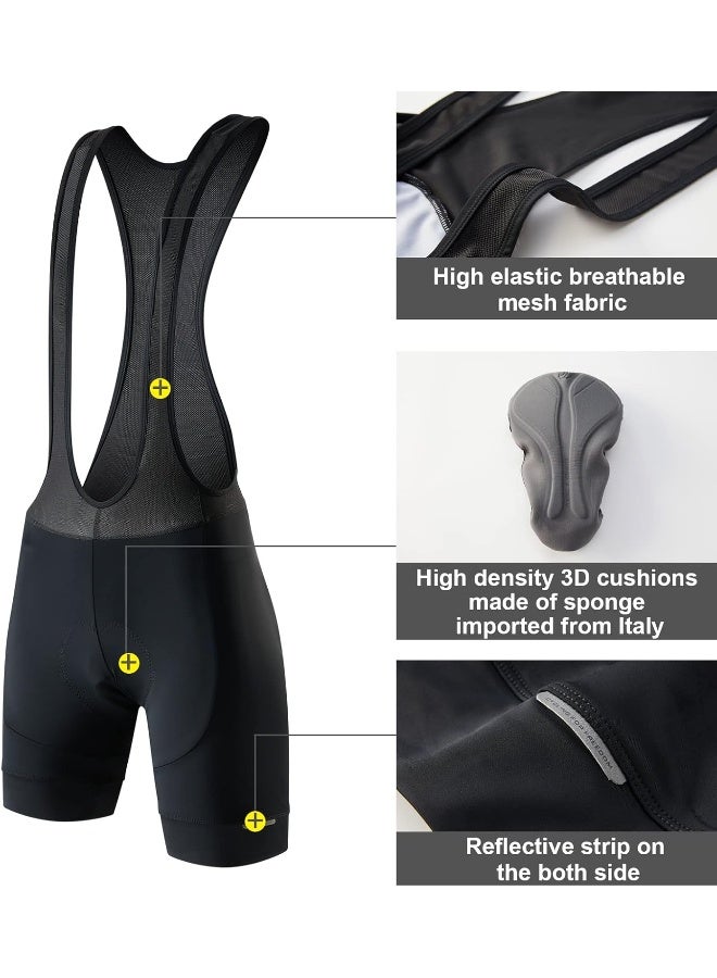 Santic Cycling Bib Shorts Bib Pants Bike Shorts Men Cycle Pants Cycling Pants - Image 4