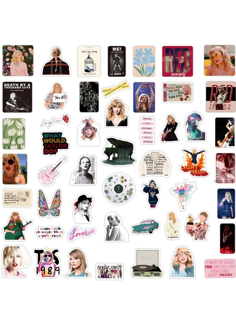 Taylor Swift Album Stickers - 100PCS Waterproof Vinyl Stickers for Water Bottles, Laptops, Music Fans, Party Favors, Decorations, Gifts for Girls and Teens. - Image 2