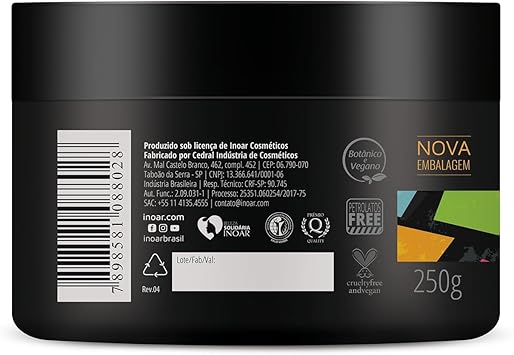 INOAR Doctor Nutrition Hair Mask 250gr - Image 3