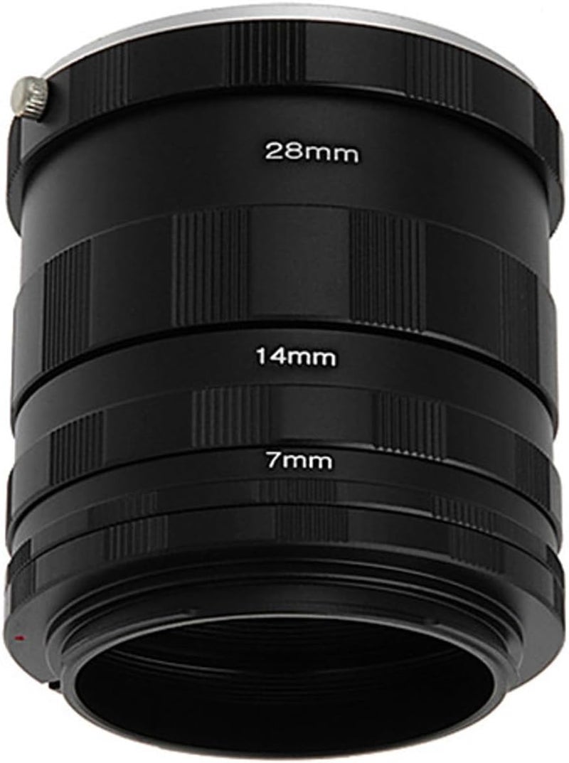 Fotodiox مجموعة أنابيب التمديد الماكرو من فوتوديوكس لكاميرات سوني A-Mount - أنابيب 7mm و 14mm و 28mm للتصوير الماكرو المتطرف - Image 2