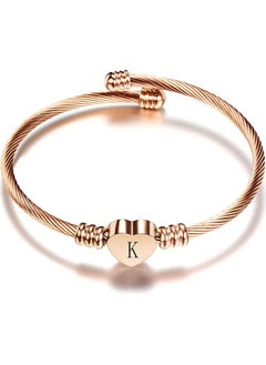 18K Gold Plated Bracelets,Rose Gold Heart Initial Letter Bracelets,A-Z Initial Charm Bracelet , Dainty Bracelet Jewelry Gift For Girl Women Couples Friends Wife - pzsku/Z3888C1A8D3F32547D0EAZ/45/_/1736486752/e3c3d7e6-b92c-4fe9-976e-c0344a3ba495