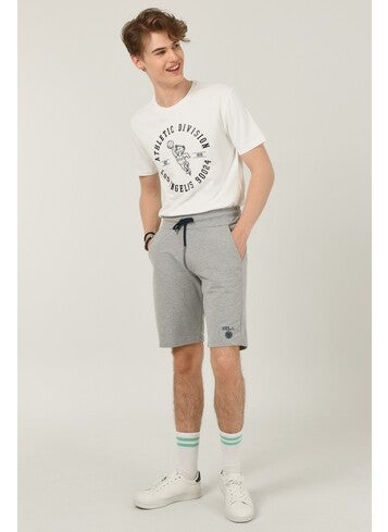 UCLA FOWLER Gray Men's Knitted Shorts  - Image 2