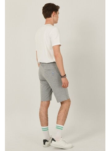 UCLA FOWLER Gray Men's Knitted Shorts  - Image 5