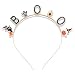 PHALIN Halloween Headbands Rhinestone Ghost Pumpkin Boo Hairbands for Women Costume Party Hair Accessory Gifts Black 1 - Image 2