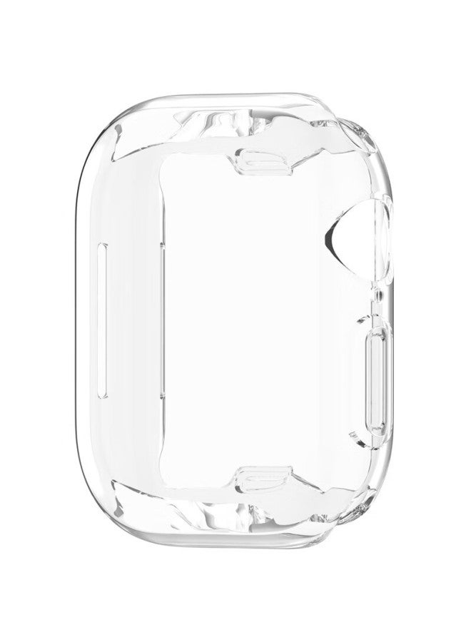 Kmaxai Compatible With Apple Watch S10 Protective Case + Screen Protector, Apple Watch 10 46mm Watch Face Protective Cover, Integrated Screen Film Case, Tpu Soft Rubber Watch Case, Transparent - Image 5