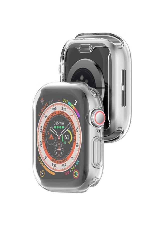 Kmaxai Compatible With Apple Watch S10 Protective Case + Screen Protector, Apple Watch 10 46mm Watch Face Protective Cover, Integrated Screen Film Case, Tpu Soft Rubber Watch Case, Transparent - Image 3