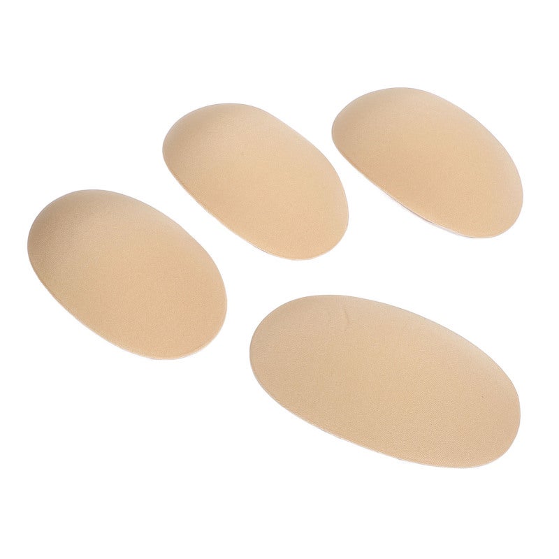 2 Pairs Shoulder Pads Removable Self Adhesive Non Slip Shoulder Pads Skin Color for Womens Mens Clothing - Image 3