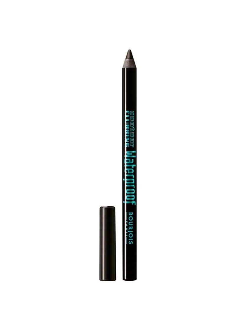BOURJOIS PARIS Contour Clubbing Waterproof Eye Pencil Eye Liner 41 Black Party. - Image 1