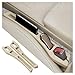 YGDMD 2PCS Car Seat Gap Filler Organizer2 in 1 Car Gap Filler with Fill and Storage Function for Storing Phones Keys CardsUniversal Multifunctional No Drop Seat Guard for Cars Beige - Image 2
