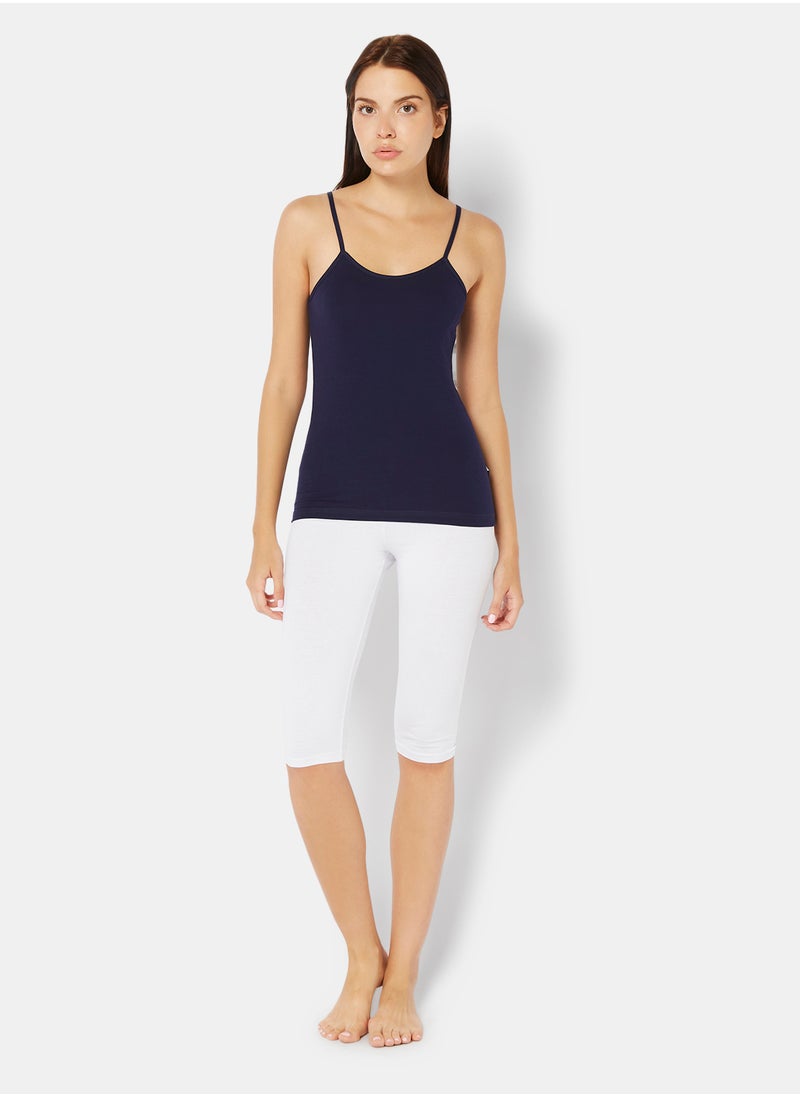 COTTONIL - Basic Round Neck Cami Top - Image 1