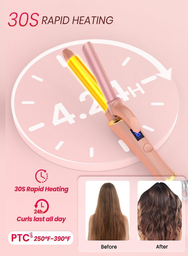 Ukliss 3/4 Inch (19mm) Mini Curling Iron | for Beach Waves & Natural Curls | Short to Medium Hair & Bobs | 30s Fast Heat & Dual Voltage - Image 5