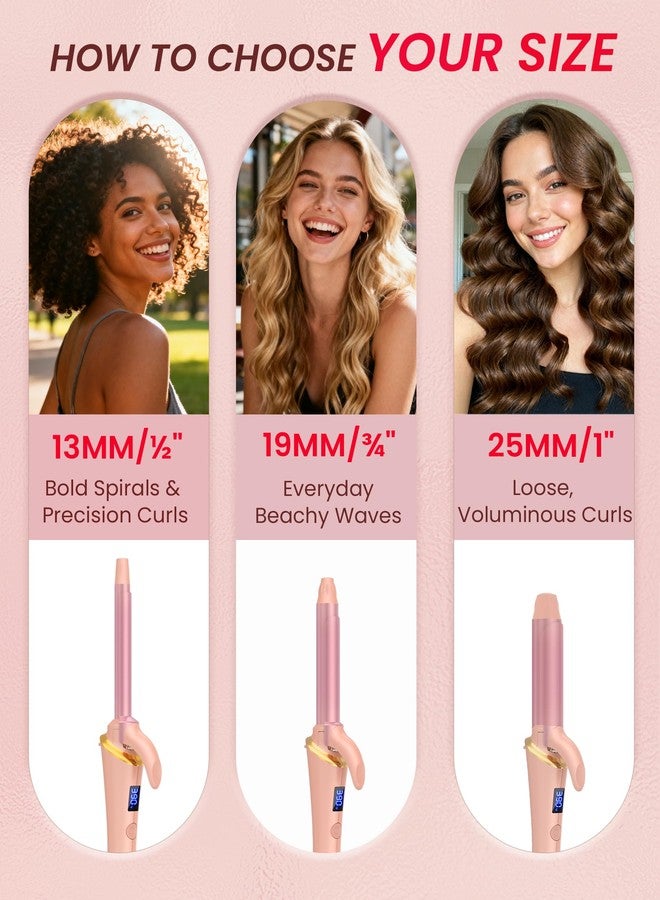 Ukliss 3/4 Inch (19mm) Mini Curling Iron | for Beach Waves & Natural Curls | Short to Medium Hair & Bobs | 30s Fast Heat & Dual Voltage - Image 2