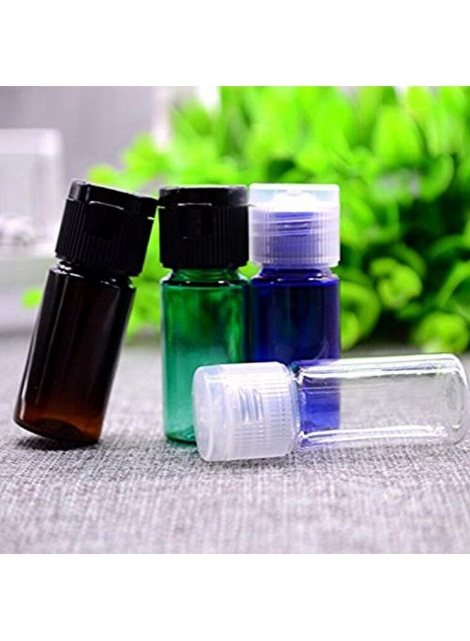 tupwel 12Pcs 15Ml0.5Oz Bpa Free Empty Clear Plastic Bottle With Clear Flip Cap Jar Pot Vial Container For Emollient Water Sample Shower Gel Makeup Lotion Emulsion - Image 2