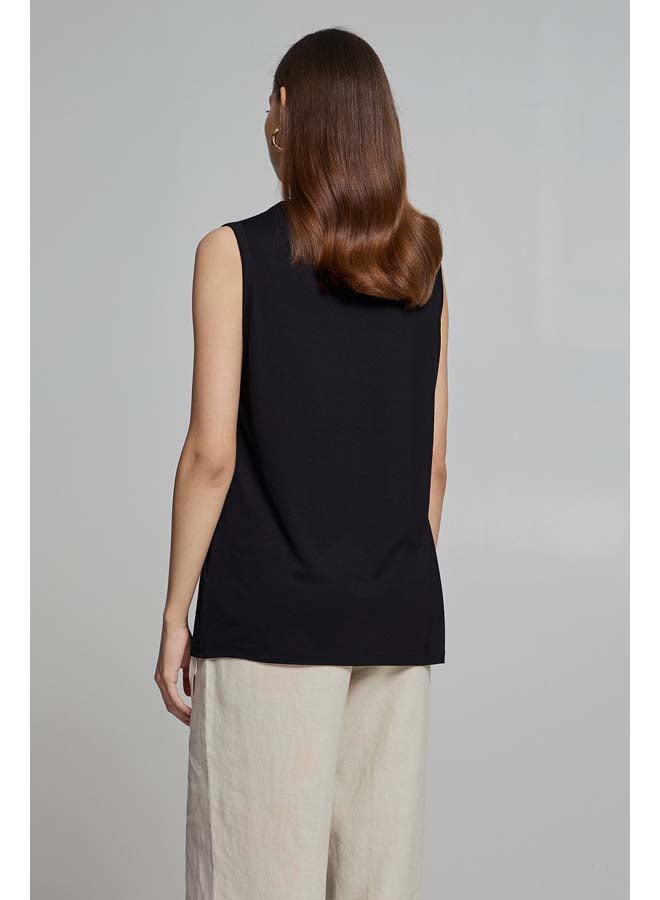 BSB Sleeveless blouse with print - Image 2