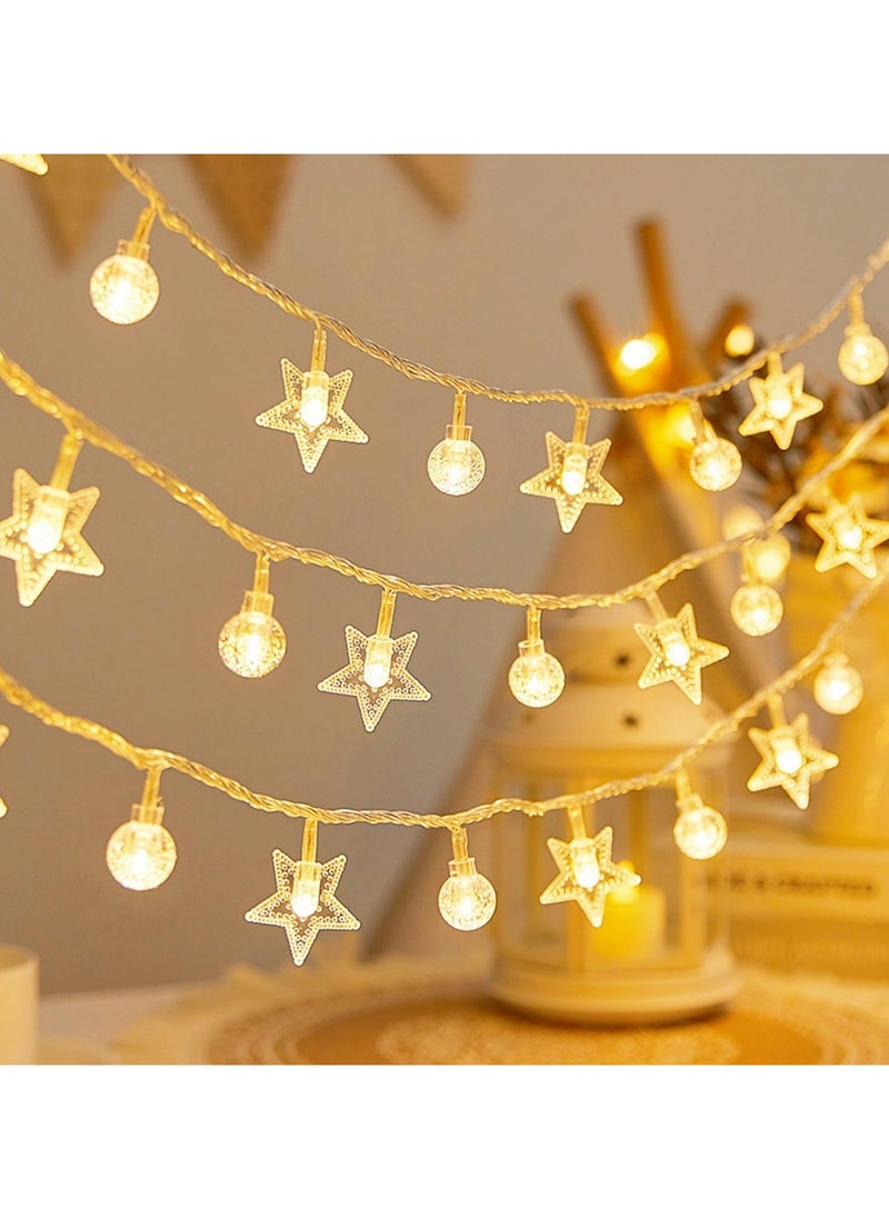 Oasisgalore 10m 80 LED Fairy String Lights - USB & Battery Powered for Indoor/Outdoor Home Party Decor  - Image 1