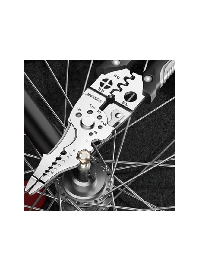 PROMASS Professional Wire Stripper, Wire Stripper Crimper Wire Stripper and Cutter Wire Stripper and Crimping Tool Wire Stripper Pliers - Image 3