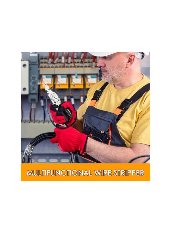 PROMASS Professional Wire Stripper, Wire Stripper Crimper Wire Stripper and Cutter Wire Stripper and Crimping Tool Wire Stripper Pliers - Image 2