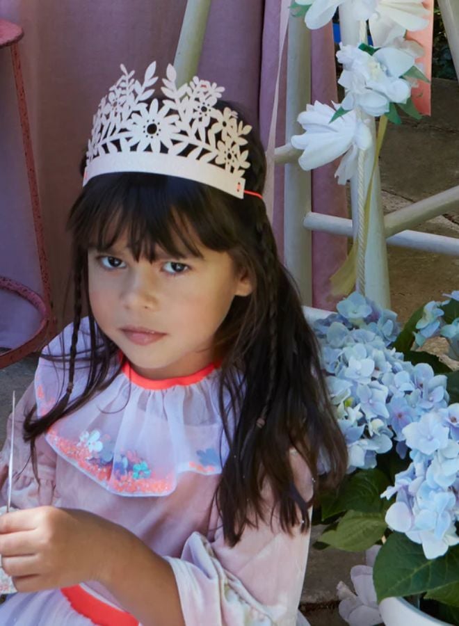 Meri Meri Pink Glitter Crown - Image 3