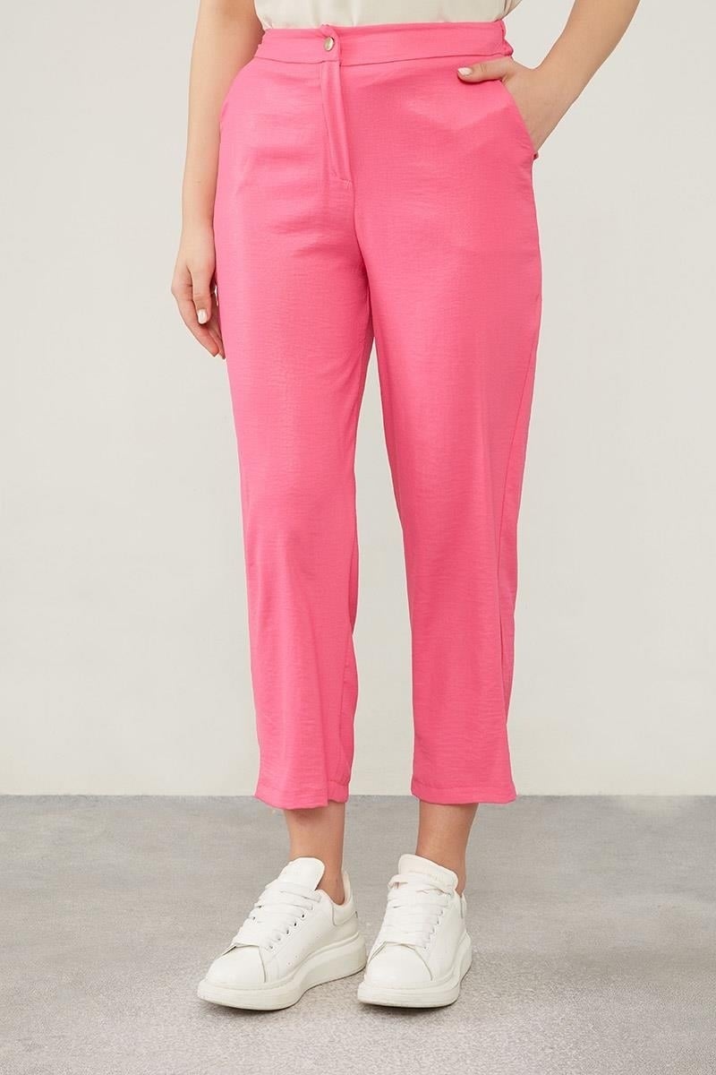 Levidor Fuchsia Waist Drawstring Trousers Sports Suit - Image 5
