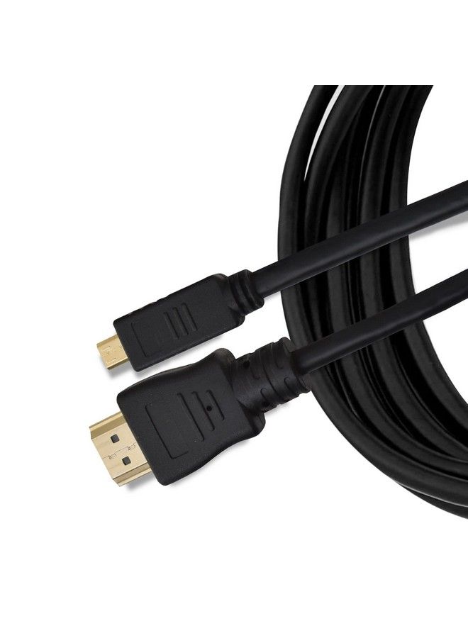 BRENDAZ Compatible Hdmi Cable For Sony Hdrcx405 Hd Handycam Fdrax100 4K Ultra Hd Fdrax53 Ultra Hd Handycam Camcorder Microhdmi To Hdmi Cable (3Feet)  - Image 1