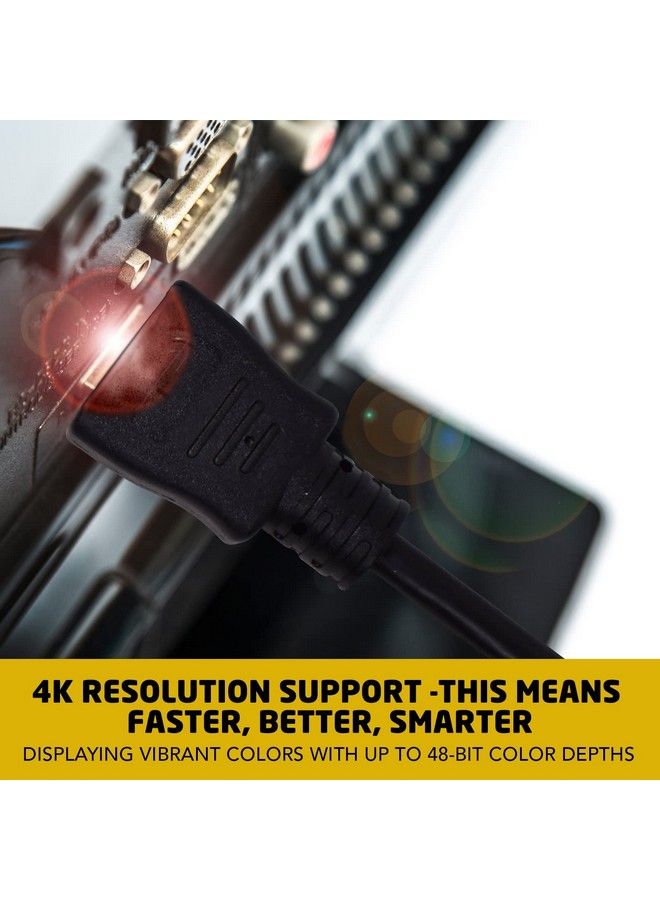 BRENDAZ Compatible Hdmi Cable For Sony Hdrcx405 Hd Handycam Fdrax100 4K Ultra Hd Fdrax53 Ultra Hd Handycam Camcorder Microhdmi To Hdmi Cable (3Feet)  - Image 4