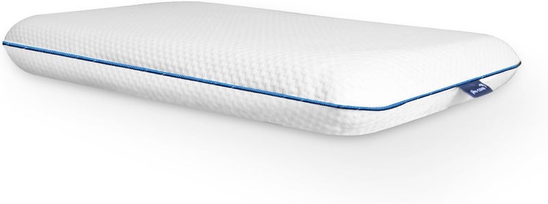 Ultra Slim Thin Premium Memory Foam Flat Pillow for Stomach and Back Sleepers - 2.7 Inch Low Profile Design - Image 1