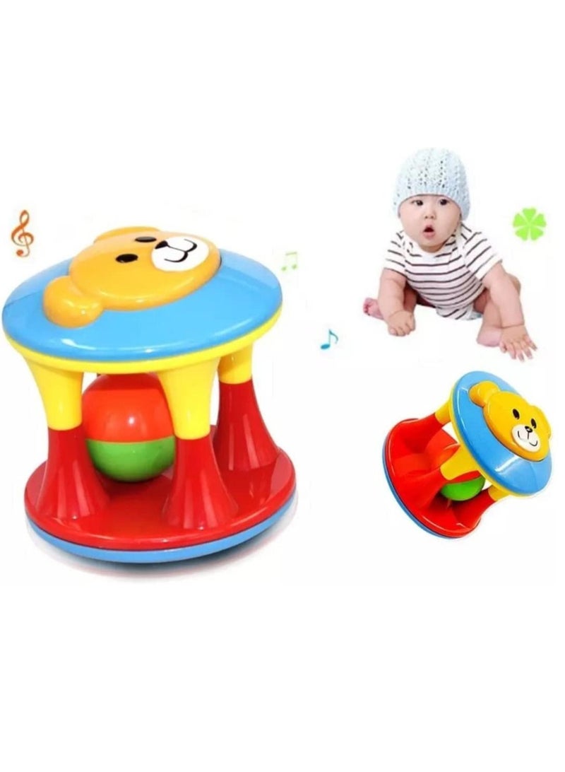 Soofam 3 Piece Rattle and Teether Toy Kids Teething Rattle Rocking Soft Touch Funny Toy for Babies - Image 2