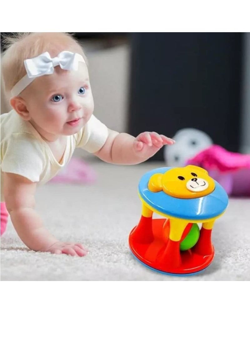 Soofam 3 Piece Rattle and Teether Toy Kids Teething Rattle Rocking Soft Touch Funny Toy for Babies - Image 4