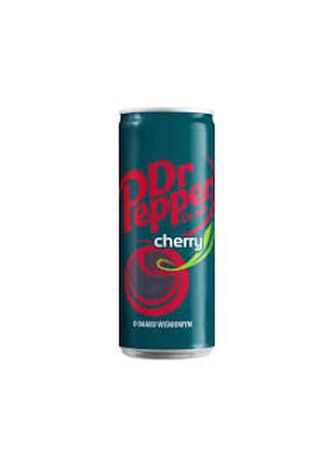 Dr Pepper Soft Drink Can Cherry 330 ml - Image 1