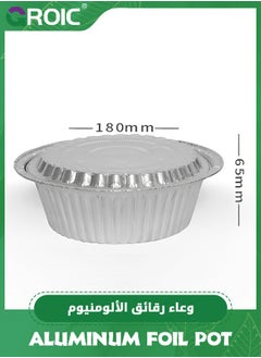 10 Pack 18*18*6.5cm Disposable Aluminum Loaf Pans with Lids,Disposable Aluminum Foil Loaf Baking Pans,Aluminum Baking Pans for Individual Bread, Cake, Meatloaf,Disposable Cookware Baking Pans - pzsku/Z388A1A9181C322F2E836Z/45/_/1722411089/c3ffd79a-c0ca-40e8-a323-69e26dd4052d