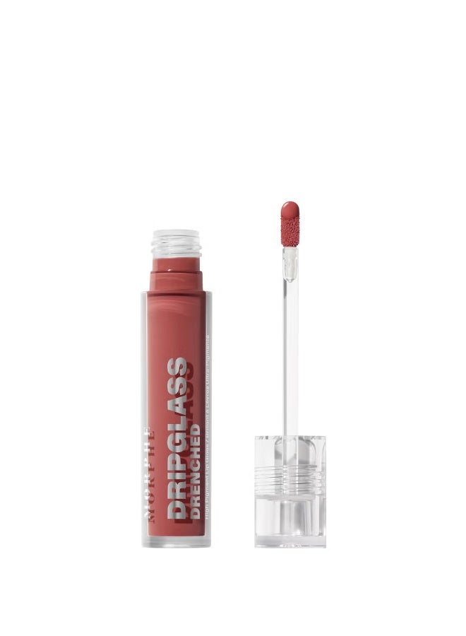 Morphe Dripglass Drenched High Pigment Lip Gloss - Deep Brick - Image 1