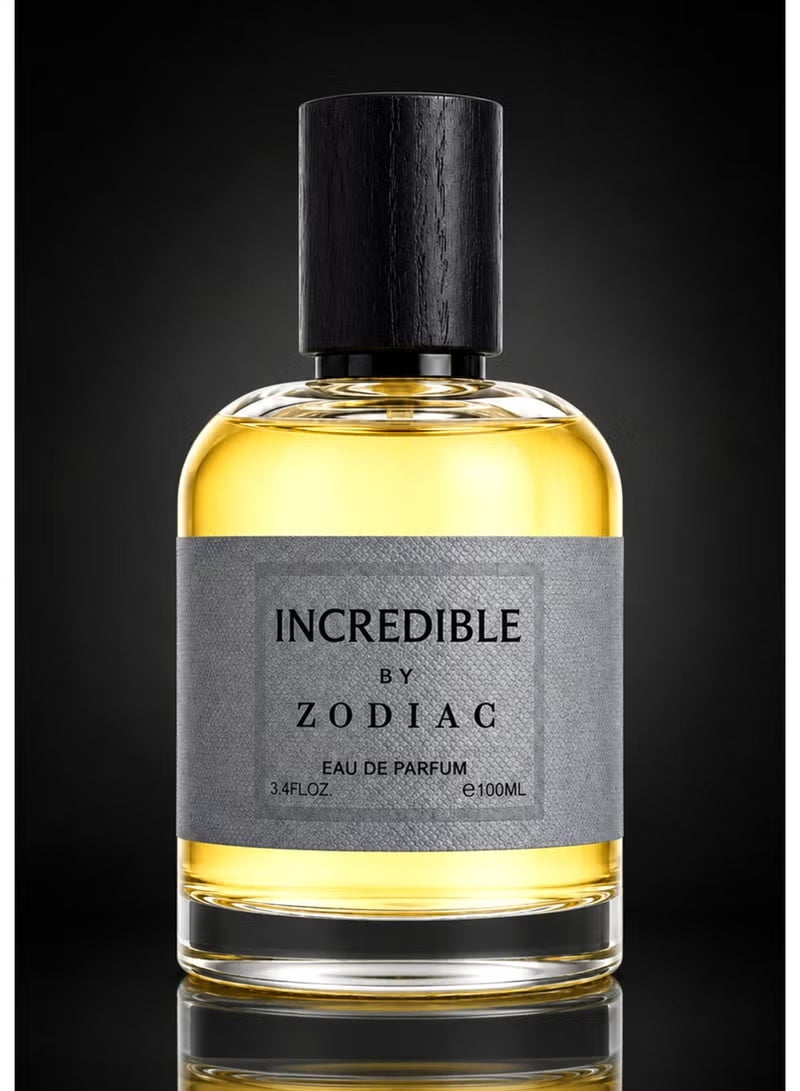Zodiac Incredible Eau De Perfume 100ml | Luxury Unisex Perfume Marine Amber with Rose & Vanilla | Long Lasting Signature Fragrance - Image 3