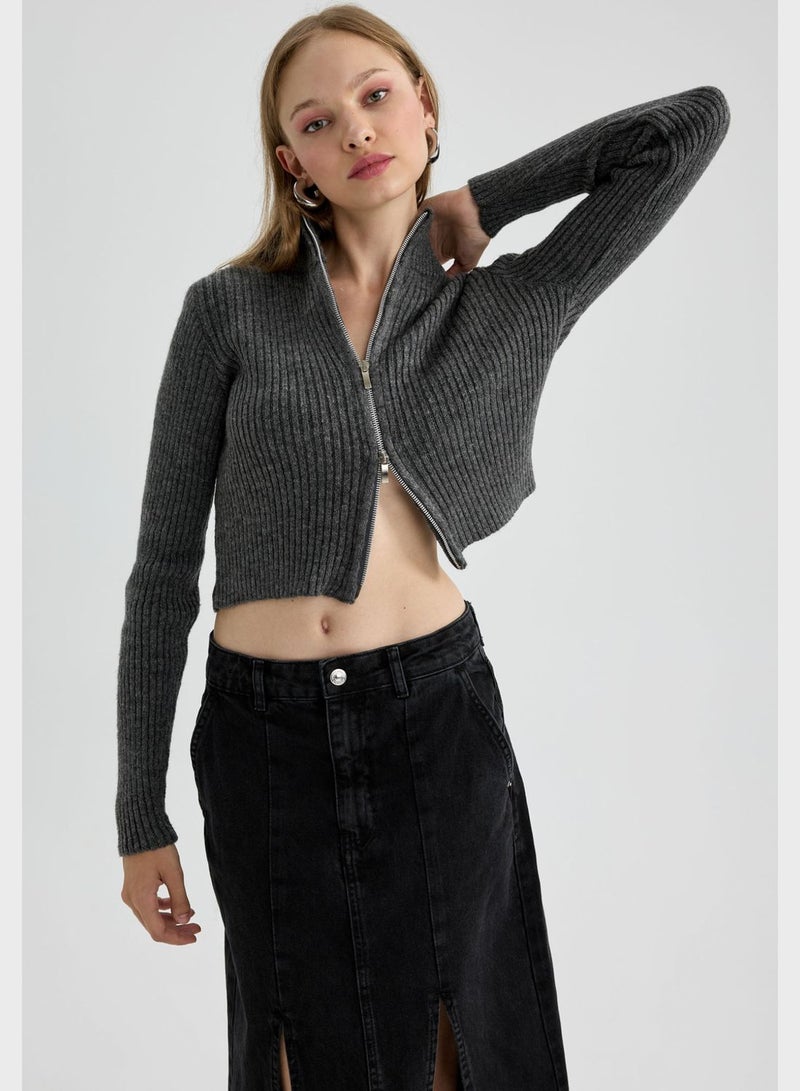 DeFacto Button Detail Cardigan  - Image 1