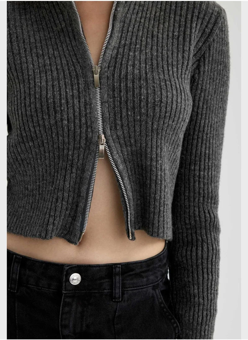 DeFacto Button Detail Cardigan