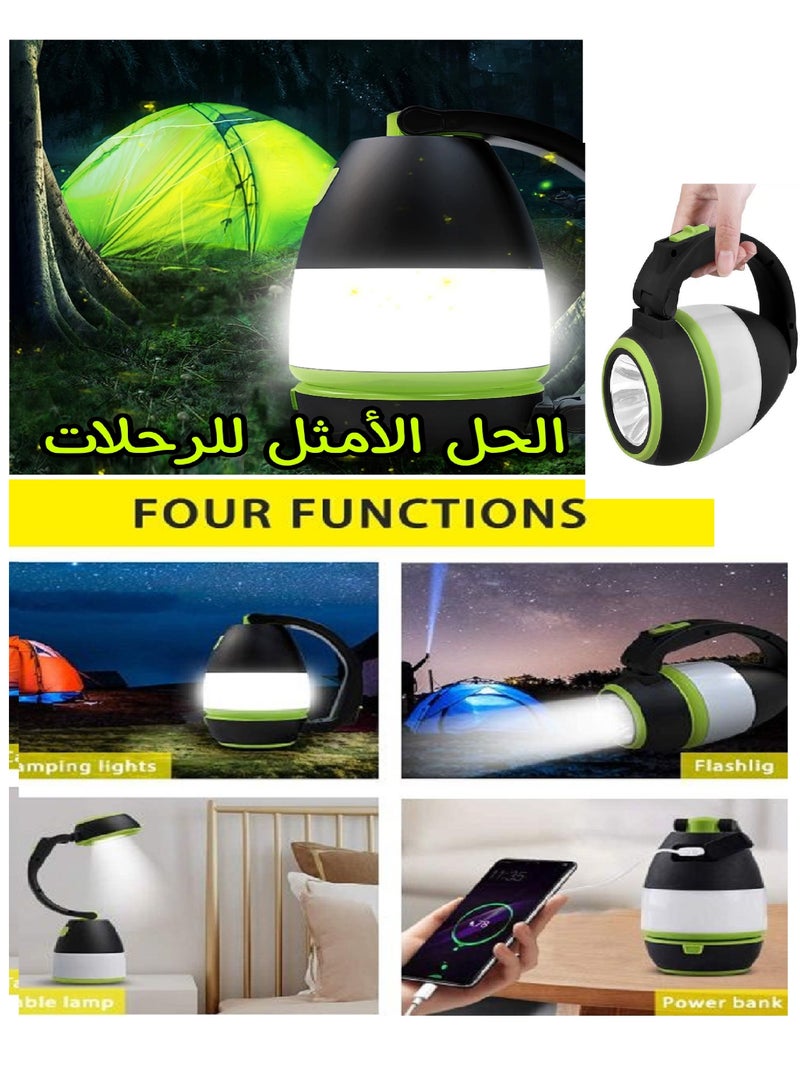 Multifunctional Rechargeable Emergency Lantern for Camping, Home and Office - Multiple Power Modes - Image 1