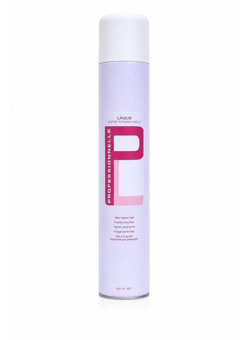 PROFESSIONNELLE Laque Super Strong Hold Extra Starker Hair 500ml - Image 3