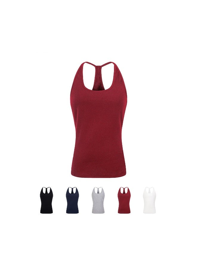 KUYING New Comfortable Skin Friendly Breathable And Slim Fit Vest Set Of 5  - Image 1