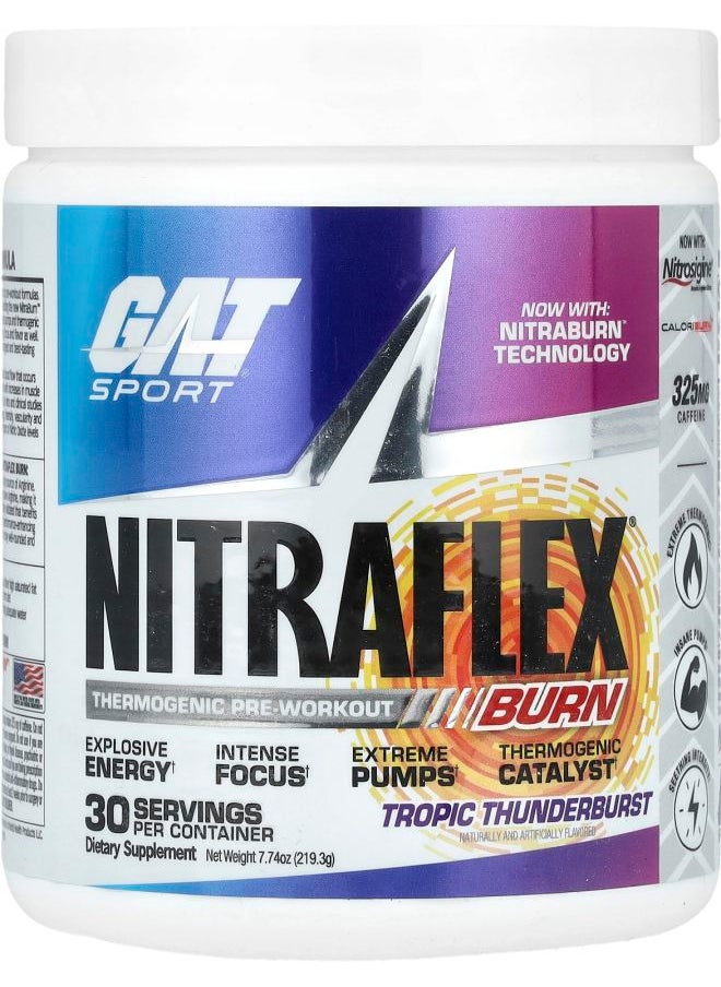 GAT Sport NITRAFLEX® Burn Tropic Thunderburst 7.74 oz (219.3 g) 