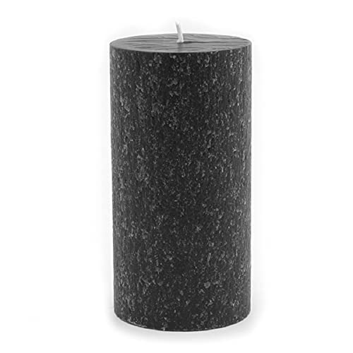 Root Candles Unscented Candles Premium Beeswax Blend Pillar Candle, 3 x 6-Inch, Black - Image 4
