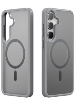 DUX DUCIS DUX DUCIS Yind Series Cover for the Samsung Galaxy S25 mobile phone, compatible with MagSafe, a slim, TPU Hybrid PC  cover made of TPU, polycarbonate silicone - Grey  - Image 2