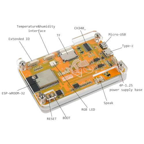 DIYmall 2.8inch ESP32-2432S028R Display with Acrylic case Resistive Touchscreen 240x320 TFT ILI9341 Driver LCD Module WiFi+BT ESP32 Development Board for Arduino IoT - Image 2