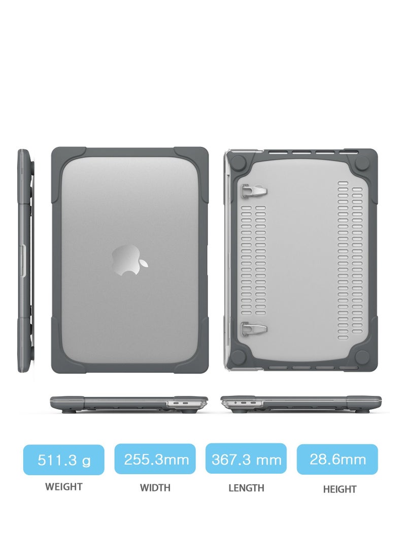 GULFLINK Hard Shell Case Cover with Kickstand Shockproof Function for MacBook Pro (A2141) 16 inch  - Image 4